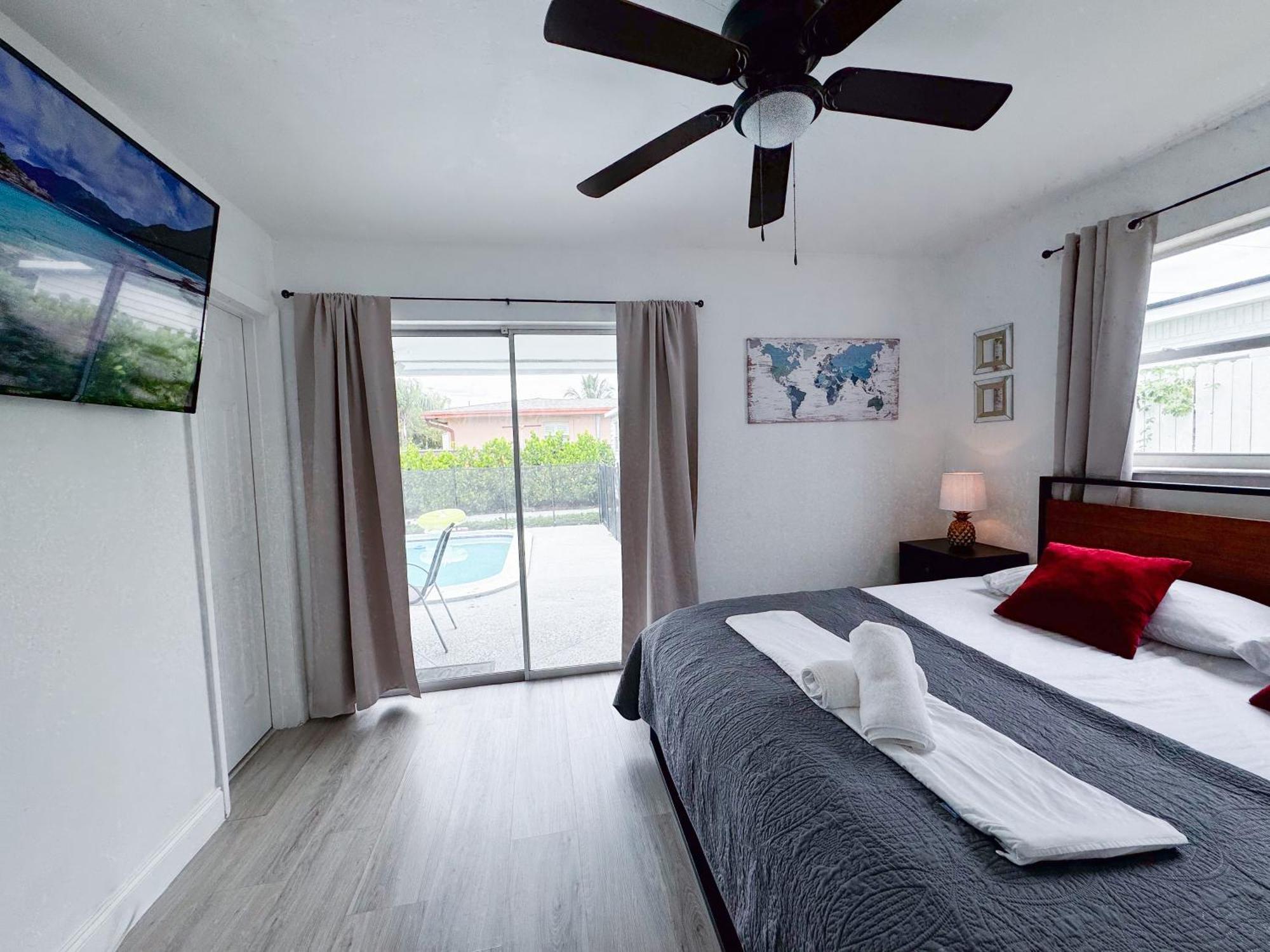 Tropical Villa Pool Courtyard & Garden View Fort Lauderdale Eksteriør bilde